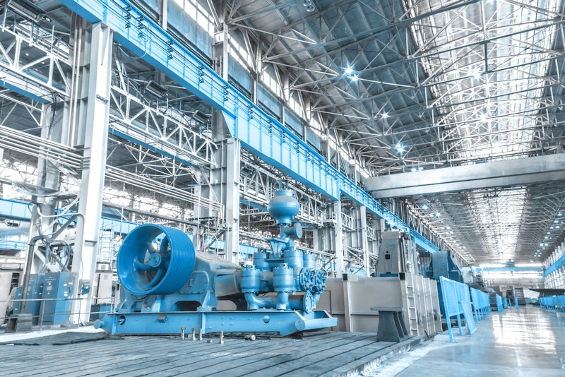 Espacio industrial con problemas de plagas de palomas